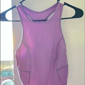 Lululemon Cropped Racerback Tank